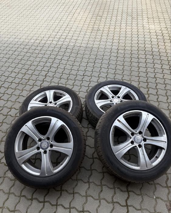 4 Jante 17 Originale Mercedes E-Class W213 + Anvelope de Iarnă