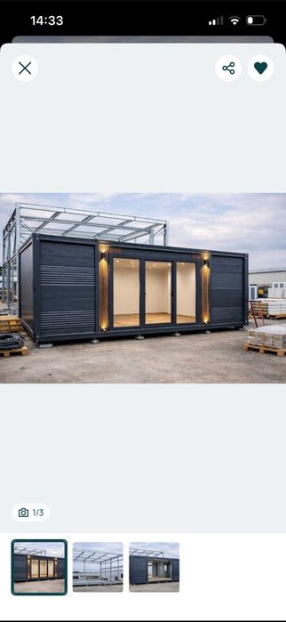 Vand containere tip casă birouri spatii comerciale fast-food