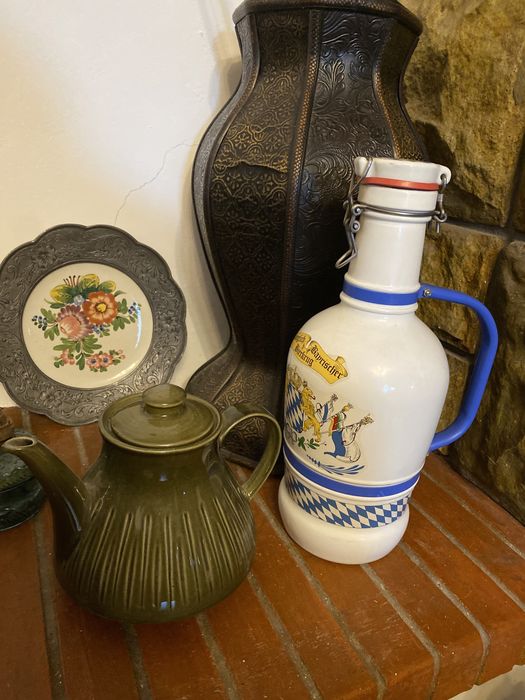 Farfurie ornament Zn ; Sculpturi ; lampă petrol