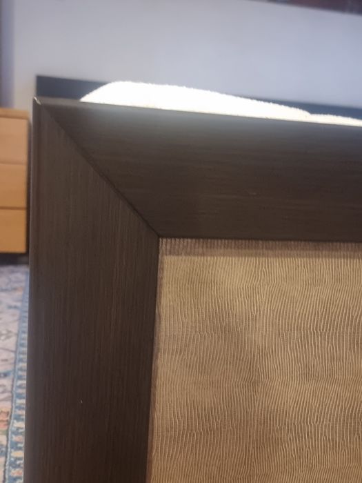 Легло 190x160 с матрак + нощно шкафче и скрин – запазени, комплект или