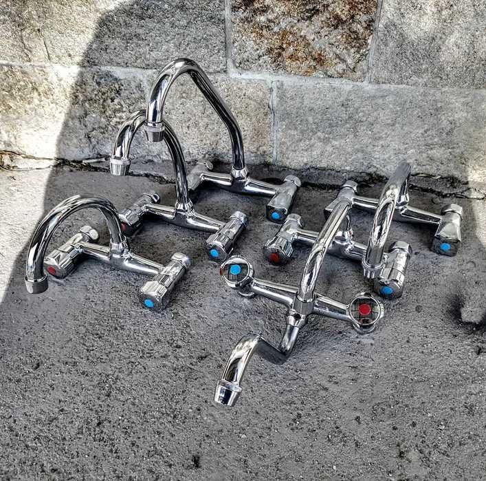 Смесител за стена 16см за мивка/душ с една/две  ръкохватки- 160мм