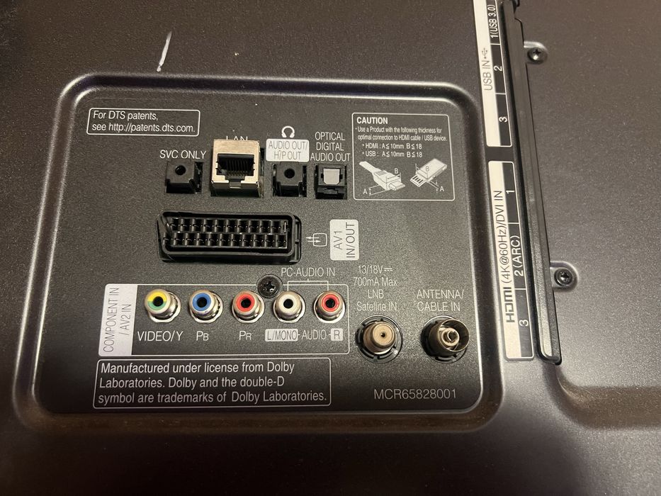 Tv Lg smart 125 cm 49UF850V display defect