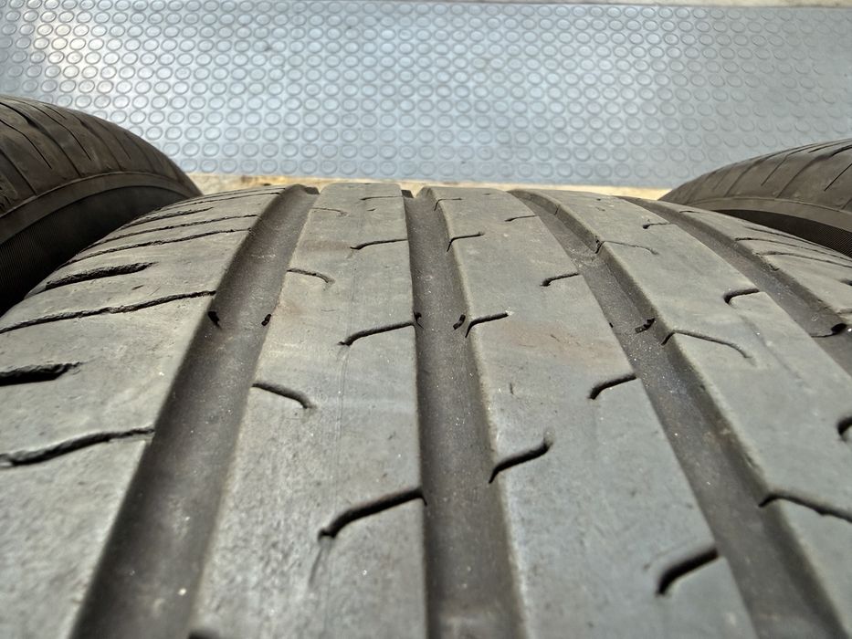 4бр. ОТЛИЧНИ Летни Гуми С Борд 215/55R/17 -CONTINENTAL- DOT:4322- 5.8мм+4.8мм