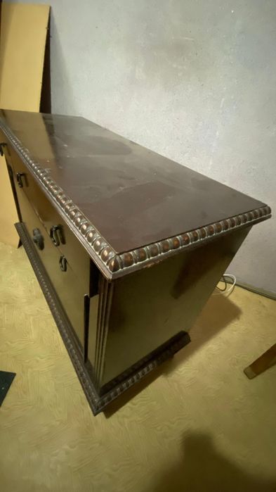 Comoda vintage  lemn natural stejar