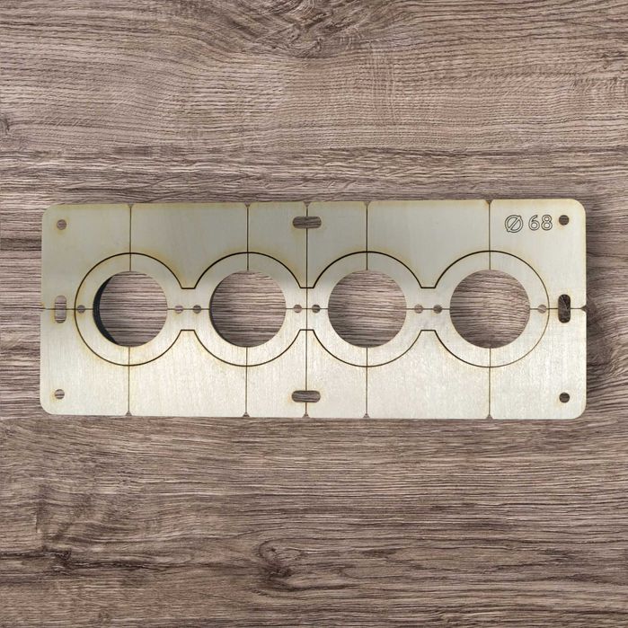 Лазерно изрязани шаблони за конзолни кутии - 4 броя - 20 лева