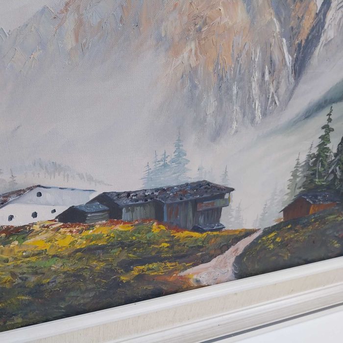 НАЙ ДОБРАТА ОФЕРТА Картина масло пейзаж сигнирана