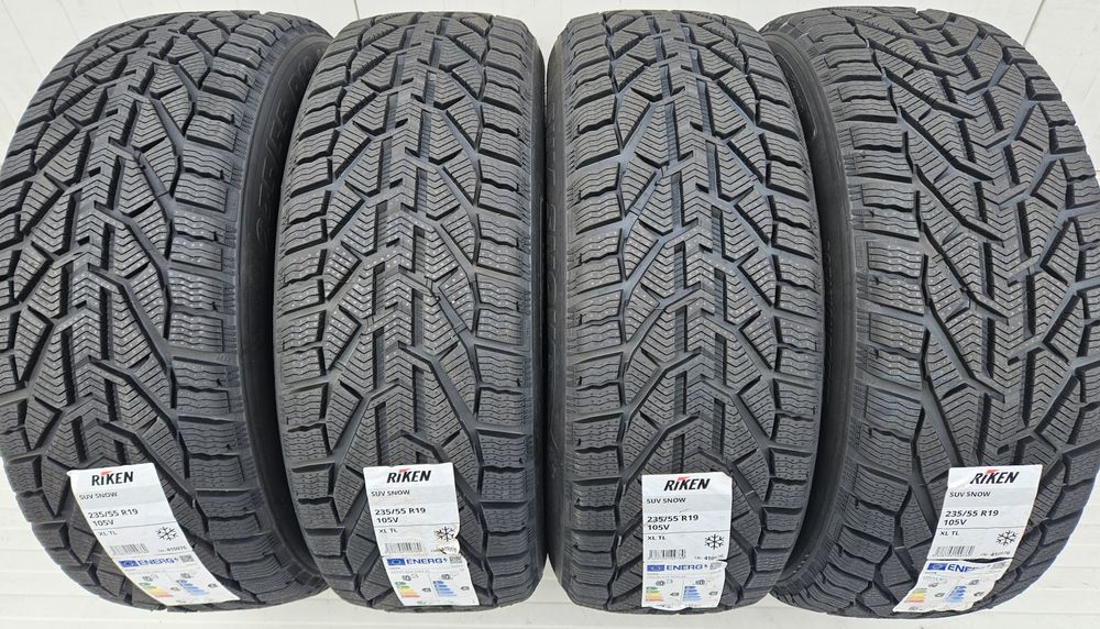 235/55 R19 105V RIKEN (by Michelin) Anvelope iarna M+S Protecție janta
