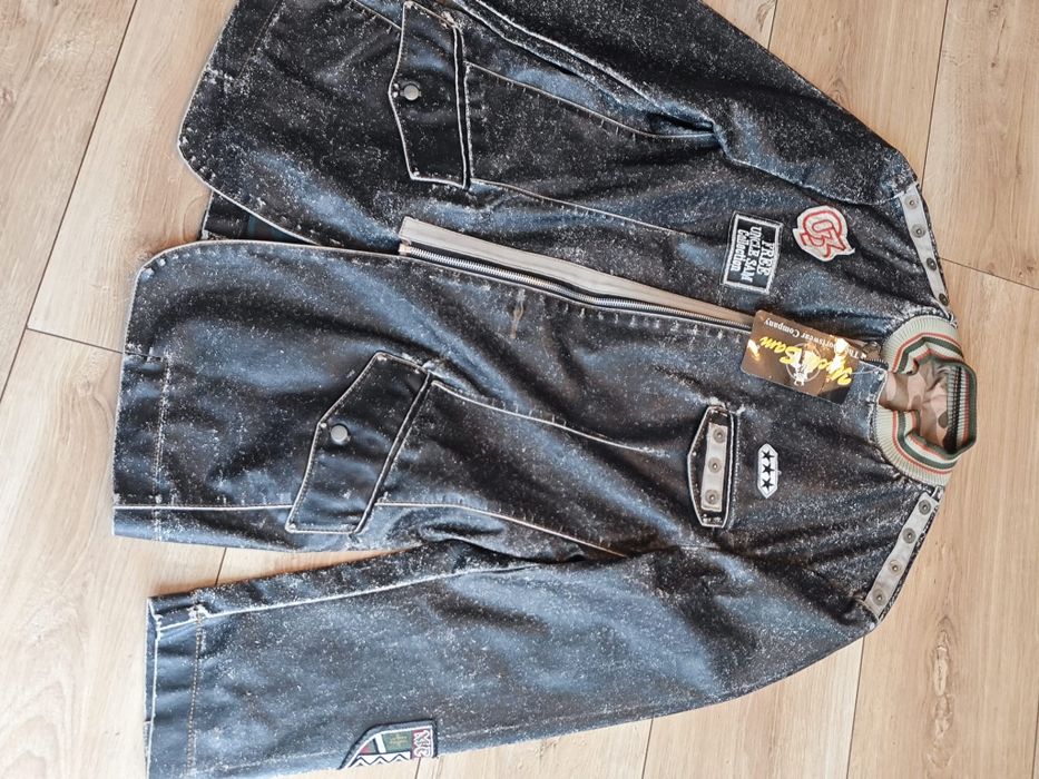 Geaca piele Free Uncle Sam Collection noua cu eticheta