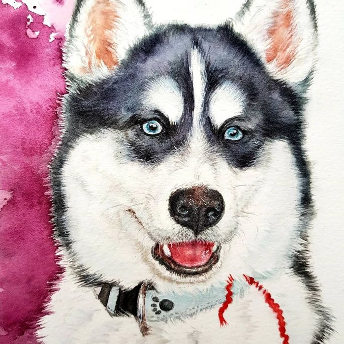 Рисувам акварелни портрети по снимка