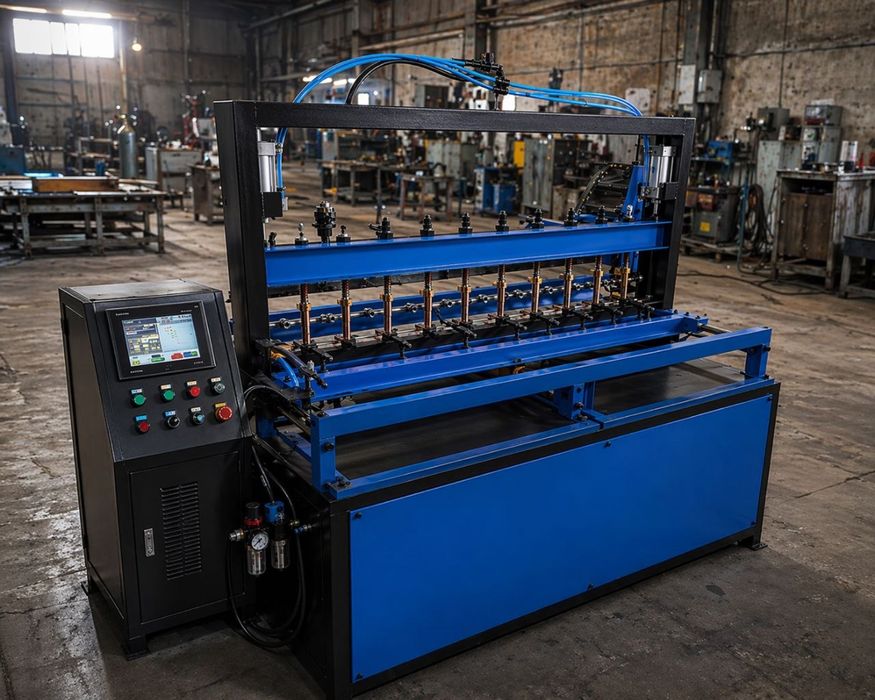 Многоточка сетка станок контактная сварка