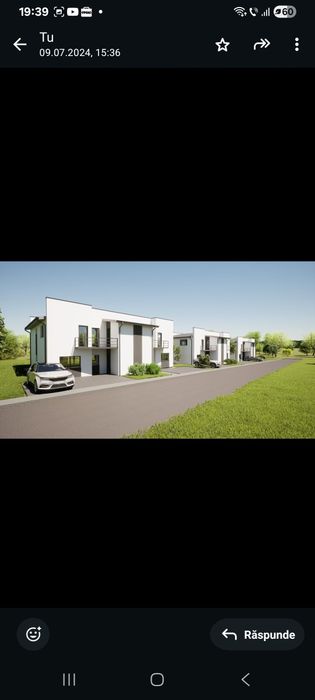 Apartament cu 3 camere  cu teren și parcare 108000 de euro plus tva