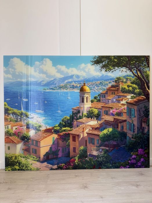Tablou din sticlă ilustratie Basilica Saint Tropez