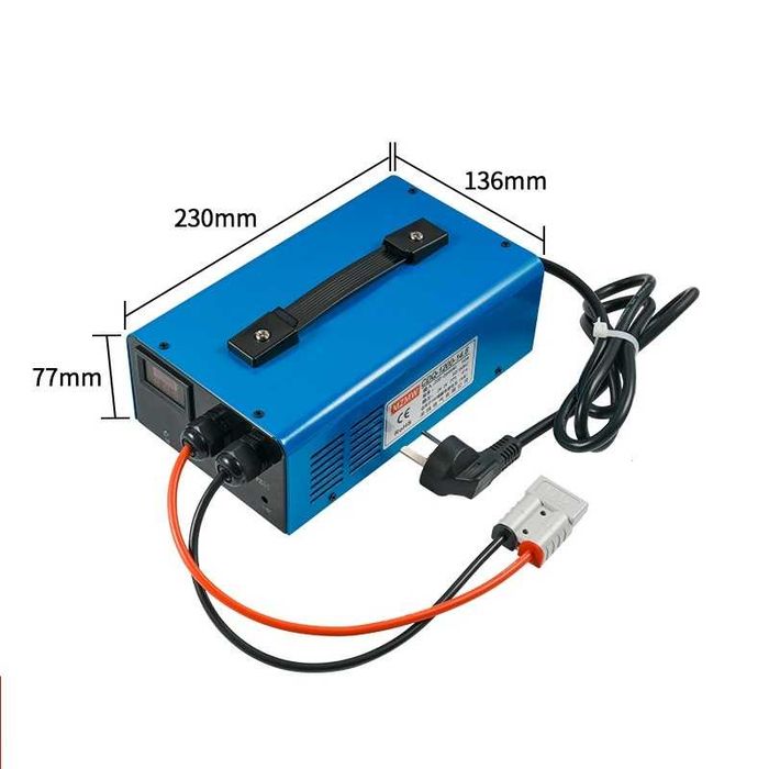 Incarcator LifePO4 29.2V 40A cu voltmetru baterii solare si de stocare