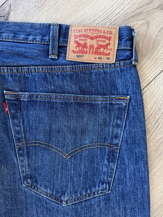 Blugi LEVIS 501 Albastru Barbati | Marime 42 x 30 (Talie 110 cm)