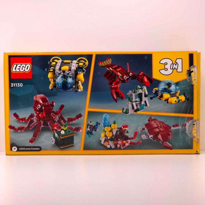 Vând LEGO Creator 3in1 Sunken Treasure Mission (31130)[522 Piese] Set Complet, Cutie + Instrucțiuni