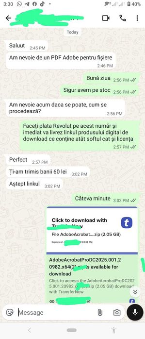 Licenta 60 lei  Adobe Acrobat PRO 2025+2019 serial key permanenta PDF Livrare peste tot