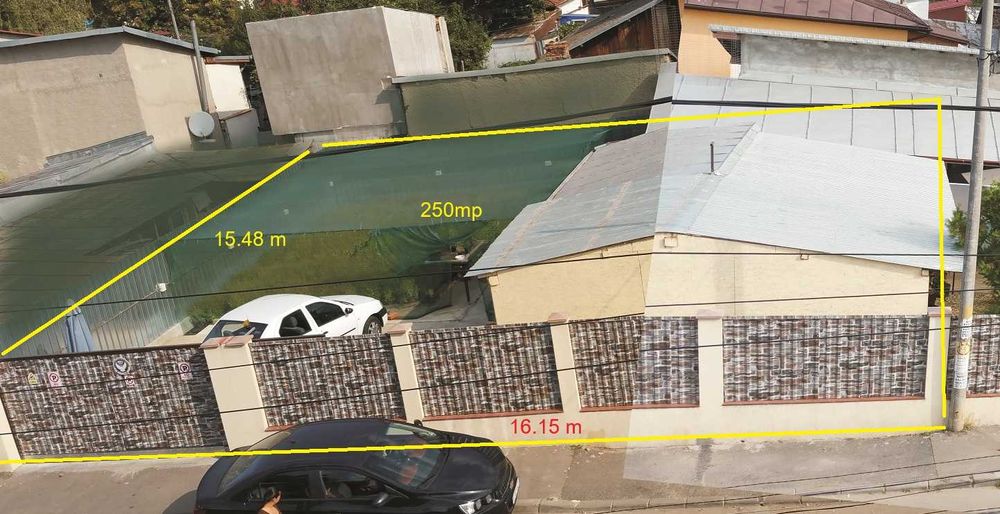 Teren 250 mp  S+P+2E+M la int. Antiaeriana Buc. Magurele Alexandriei