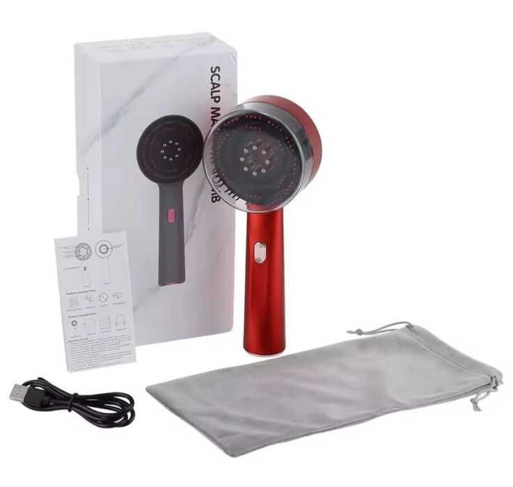 Иновативна масажираща четка за коса с инфрачервени лъчи.