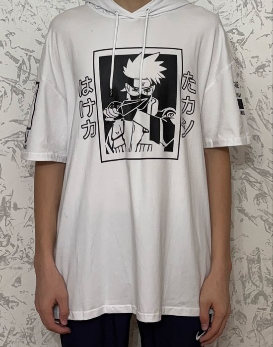 Футболка аниме какаши