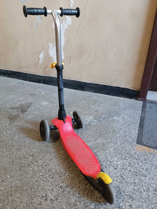 Детска тротинетка Oxelo, Декатлон, червена