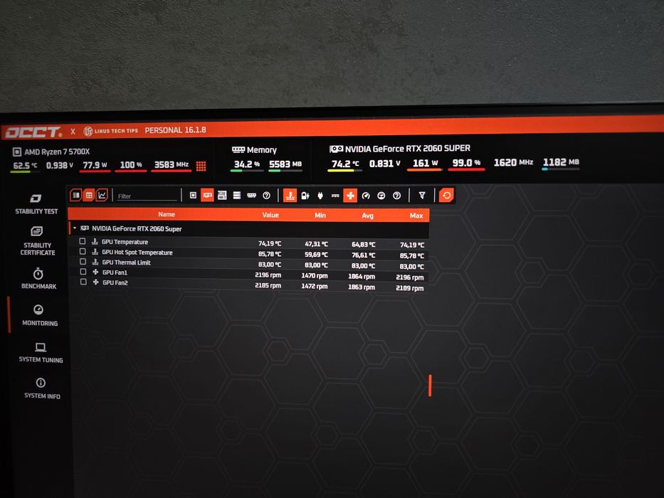 Palit Dual RTX 2060 super 8 gb