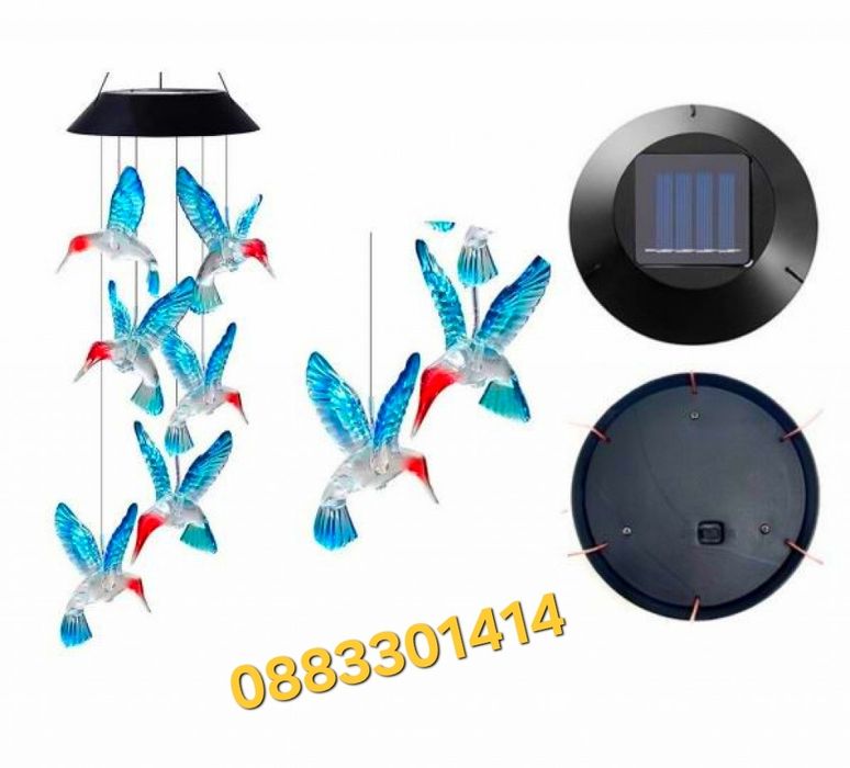 Соларна лампа Колибри Декорация