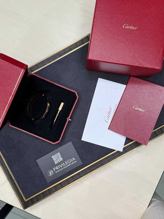 Браслет Cartier Love Classic model r/g