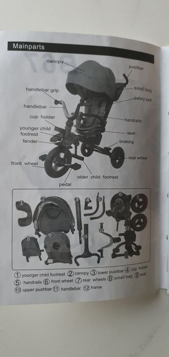 Велоколяска Teknum B67 коляска, велосипед