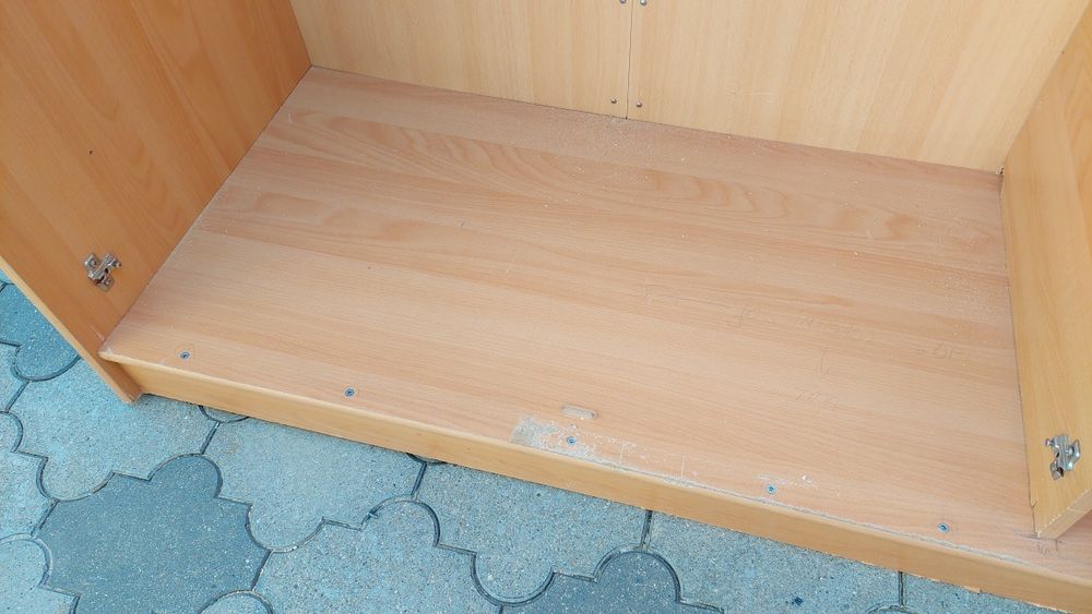 Sifonier PAL culoare Fag 1540x2130 x 580mm dulap haine dormitor polite