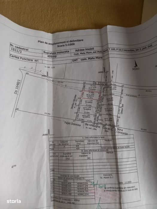 Teren intravilan de vazanre, 409 mp, zona Malu Mare