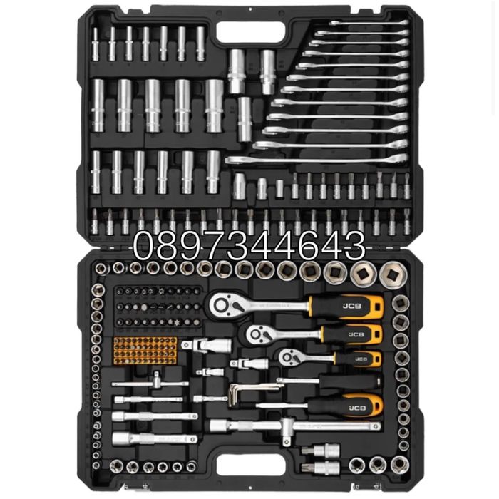 Гедоре 216 части 1/2'', 1/4'' и 3/8'' JCB