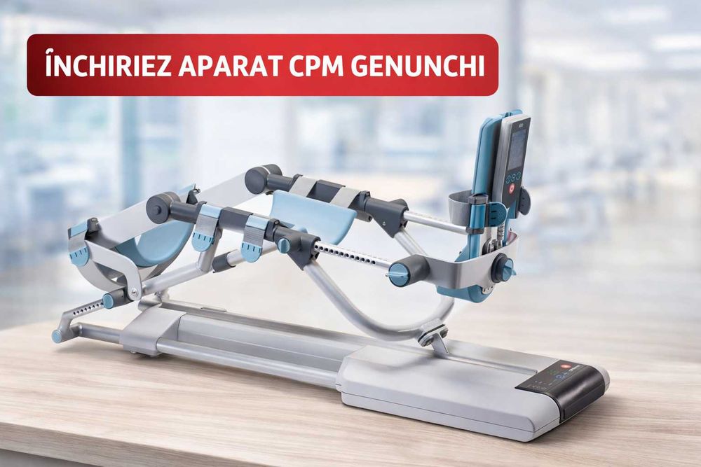 Aparat recuperare genunchi CPM – închiriere – Kinetec / Artromot / BTL