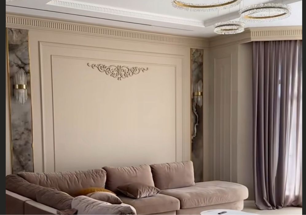 Молдинги из гипса есть разные углы