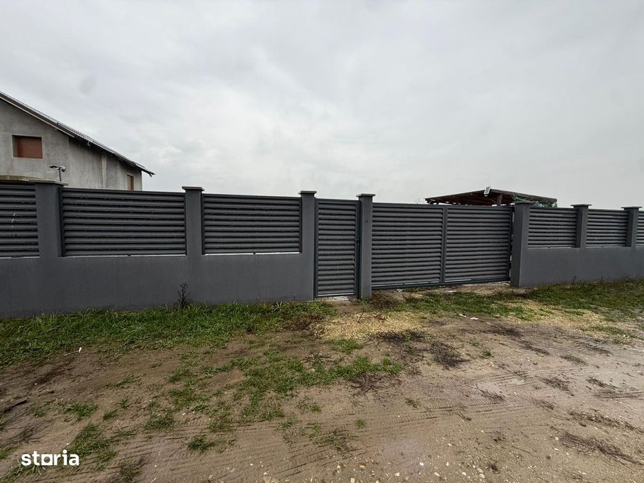 Teren 473mp / Mihailesti / autorizatie casa P+1 / gard nou