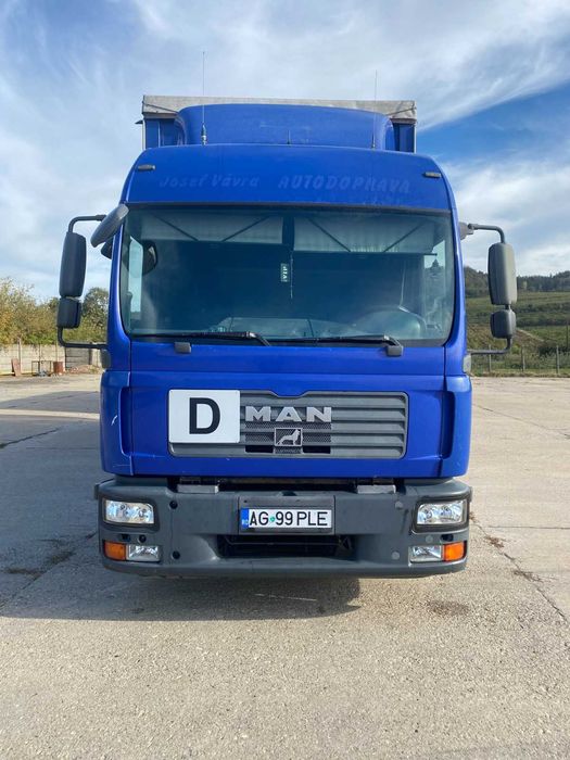 Vând camion MAN cu prelată