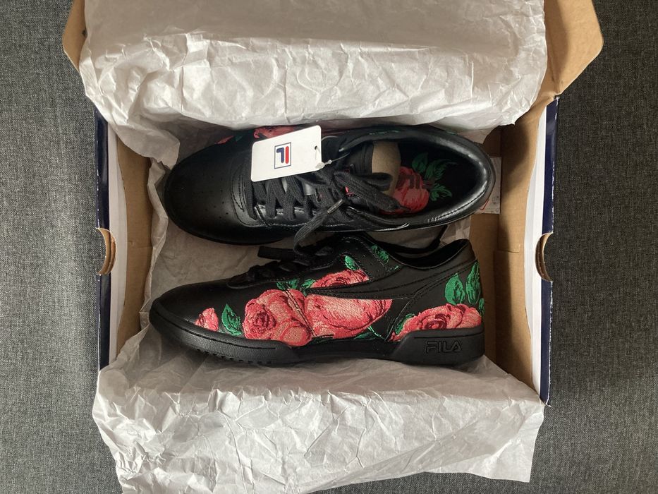 FILA Fitness Embroidery Black Floral, EU 38.5, NOI