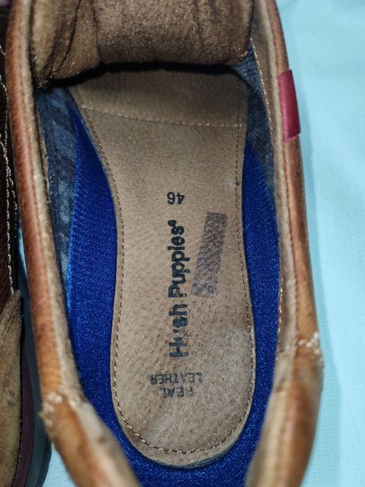 Удобни мъжки елегаянтни обувки от естествена кожа Hush Puppies №46