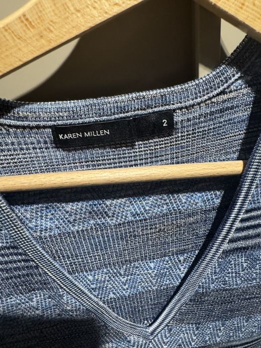 Плетена Рокля Karen Millen, син цвят Размер 2 (xs-m)