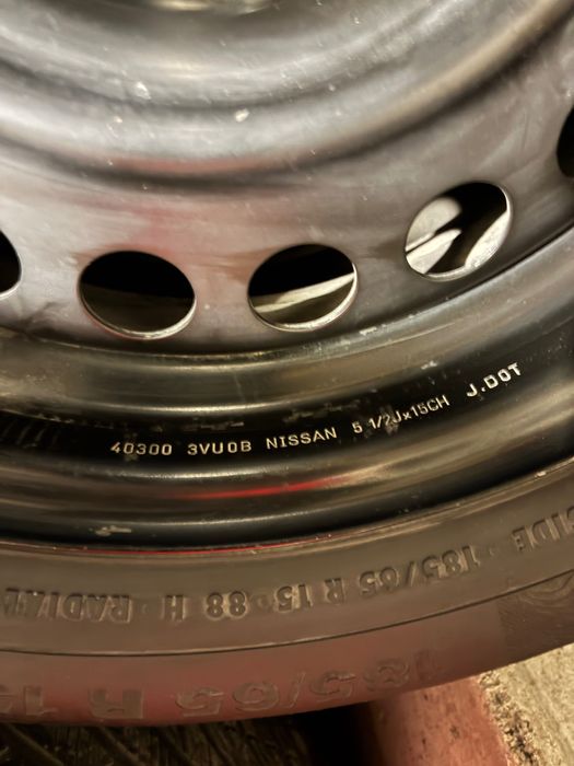 Гуми с джанти 15 Nissan Micra-Note, Renault 15