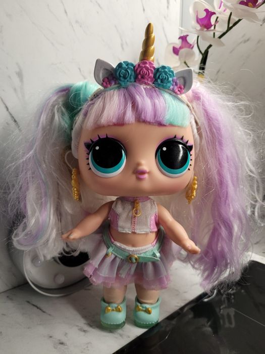 Papusa Big Baby Hair Doll 28 cm