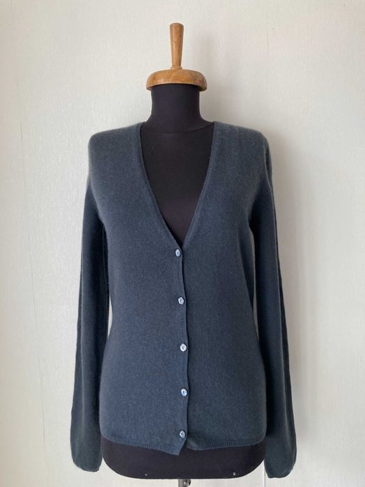 ALLUDE 100% Cashmere кашмир кашмирена жилетка пуловер размер S