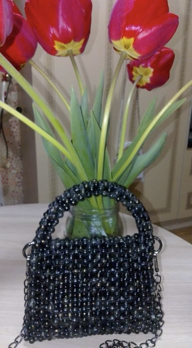 Сумки ручная работа , из бисера
