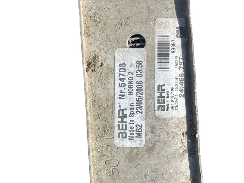 Radiator Intercooler Opel Combo Box Body / Estate 2001 - > 1.3Cdti