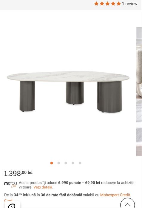 Masa de cafea masuta mobexpert