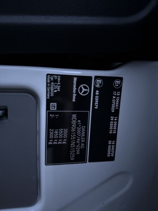 Mercedes Sprinter 516 CDI BASCULABIL 3 Parti | 160 CP | Euro 5B | 167.000 KM | 3.500 KG