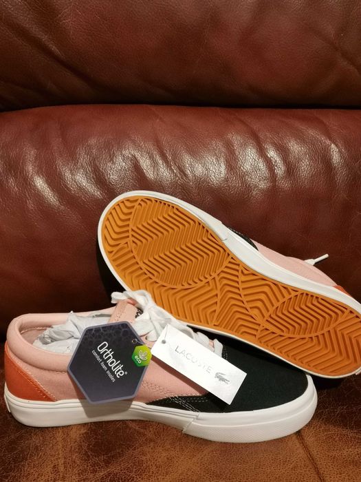 LACOSTE ,jump servs lace canvas mar 37,noi cu eticheta