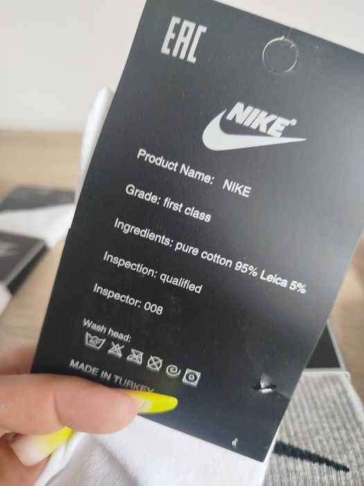 Șase perechi de șosete Nike unisex mărime universală