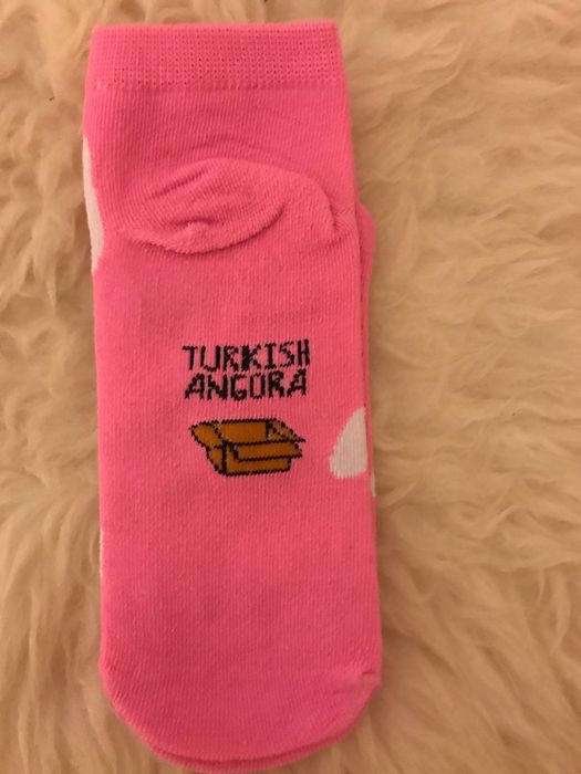 Детски чорапи с котенце 34-37 нови