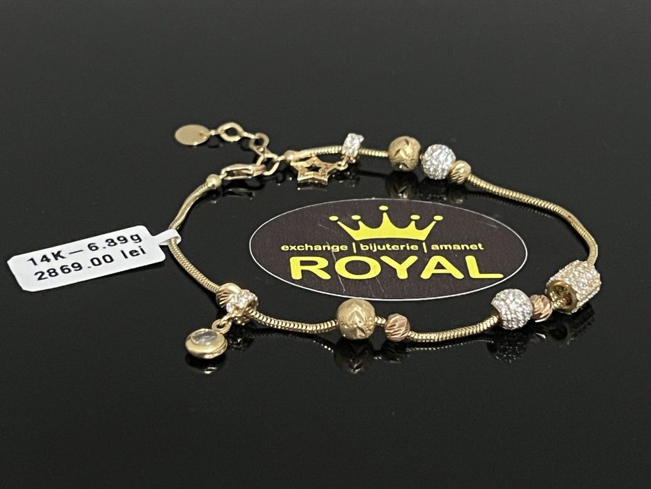 Bijuteria Royal CB : Bratara dama aur 14k 585  6,39 gr