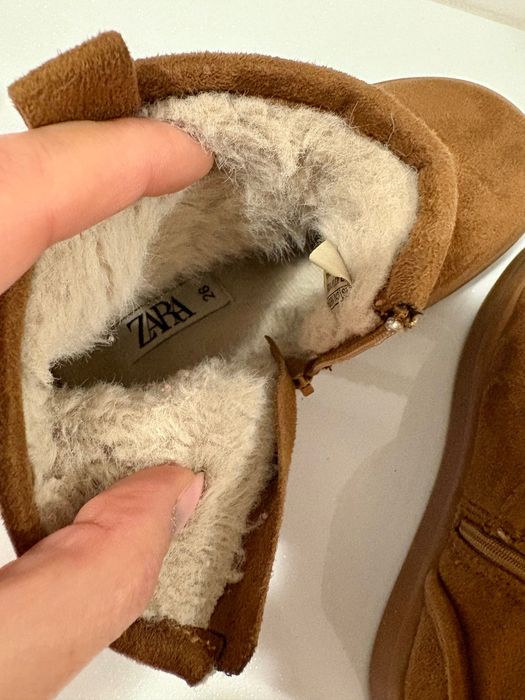 Zara Ботуши Апрески Зимни обувки